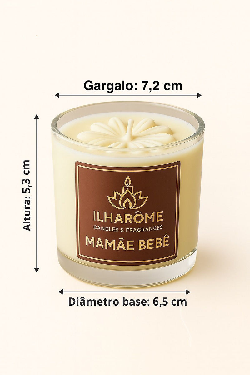 Vela Aromática Mamãe Bebê